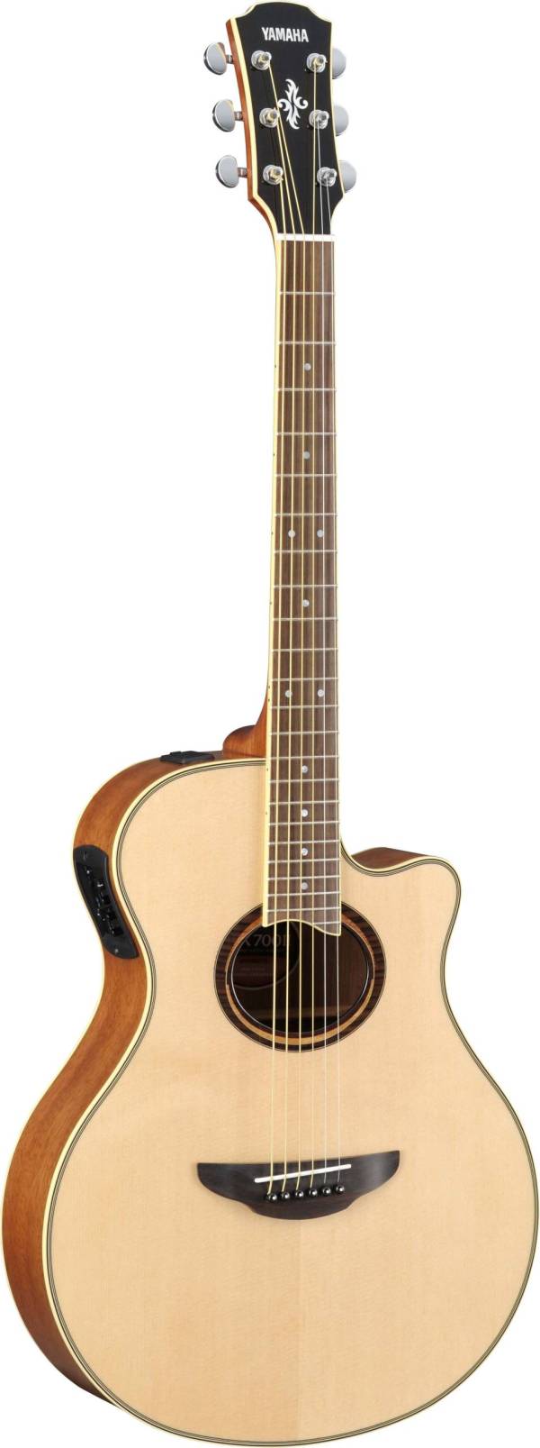 YAMAHA APX700II NATURAL ACOUSTIC/ELECTRIC CUTAWAY GUITAR. ART PICKUP.