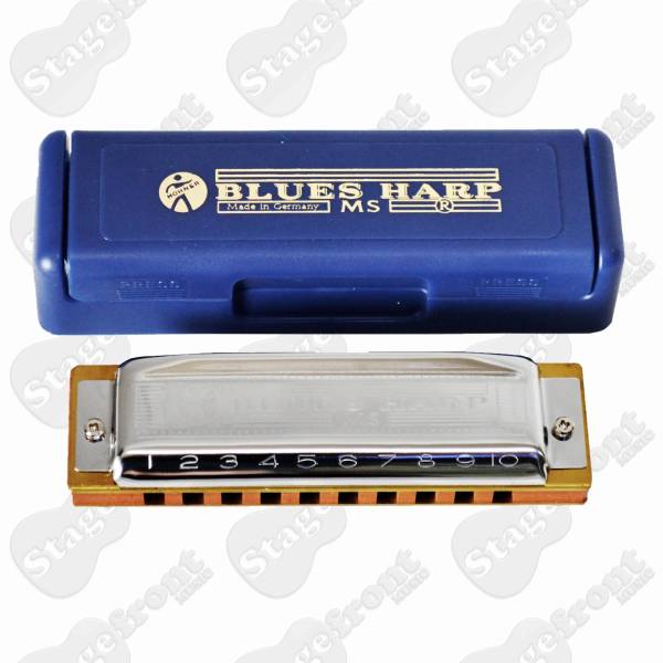 HOHNER DIATONIC BLUES HARP. CHOOSE KEY. WOOD BODY HARMONICA.