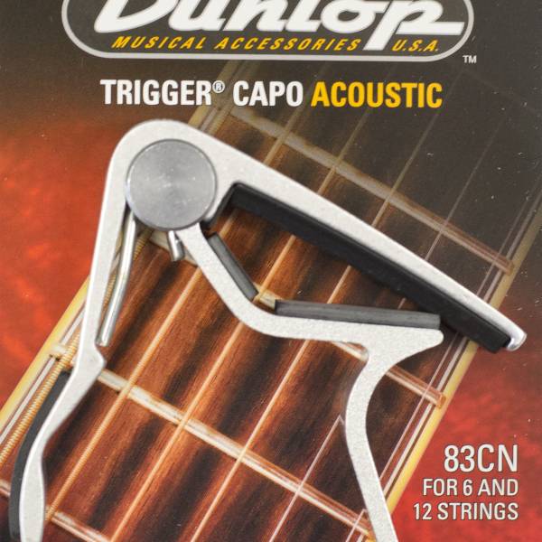 JIM DUNLOP NICKEL ACOUSTIC TRIGGER CAPO - J83CN