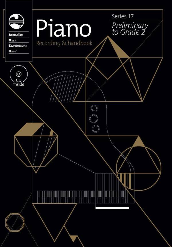 AMEB PIANO SERIES 17 CD RECORDING & HANDBOOK PRELIMINARY TO GRADE 2