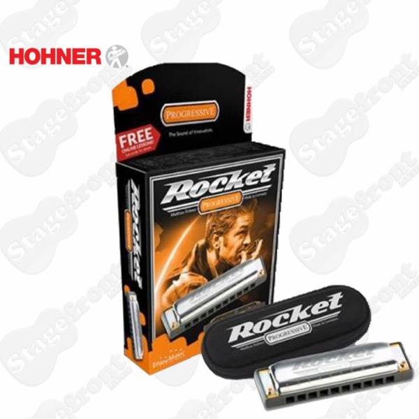 HOHNER ROCKET DIATONIC HARMONICA COMFORTABLE RESPONSIVE & LOUD - SELECT YOUR KEY