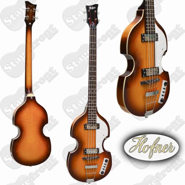 HOFNER BEATLE BASS ELECTRIC HOLLOW BODY IGNITION SERIES SUNBURST