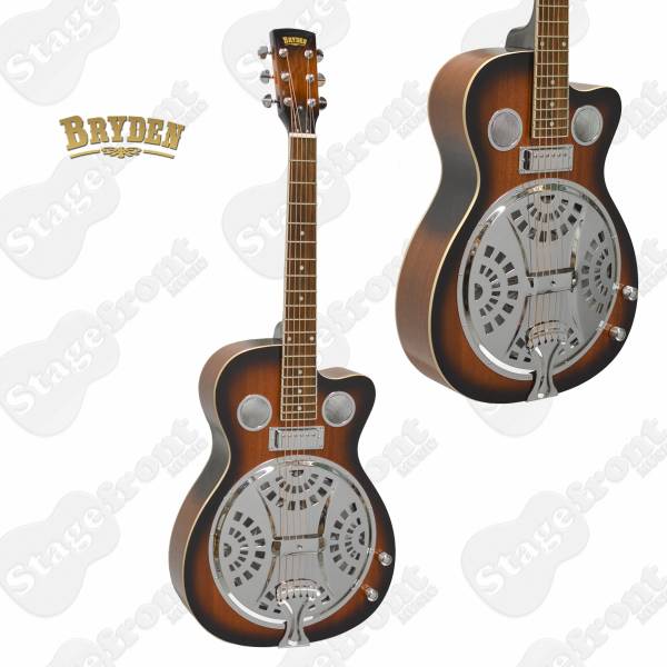 BRYDEN RESONATOR GUITAR CUTAWAY ACOUSTIC ELECTRIC MAHOGANY TOP BACK AND SIDES BRE2ETS