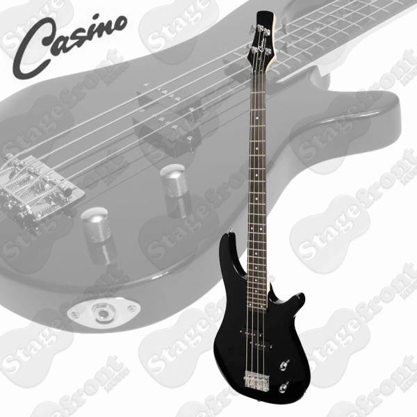 CASINO 24 SERIES ELECTRIC BASS GUITAR SET MODERN DESIGN CTB-24-BLK