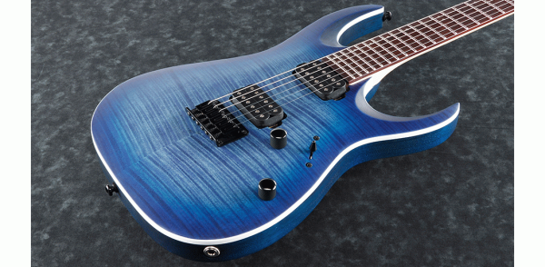 IBANEZ RG SERIES BLUE LAGOON BURST FLAT ELECTRIC GUITAR RGA42FMBLF