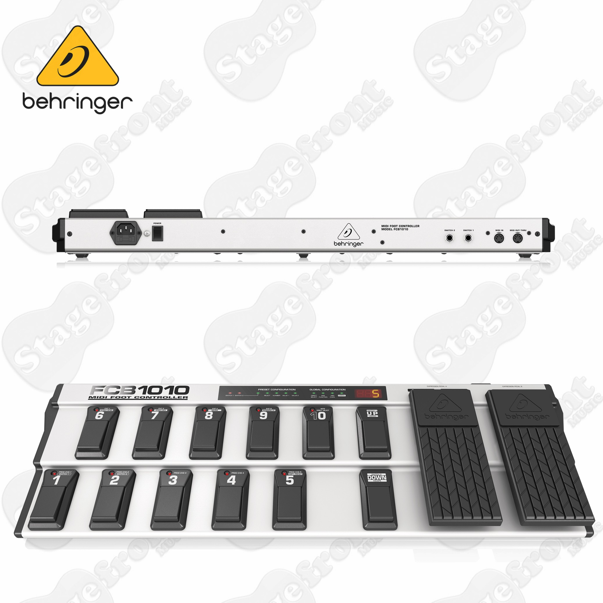 BEHRINGER FCB1010 MIDI FOOT CONTROLLER - Stagefront Music